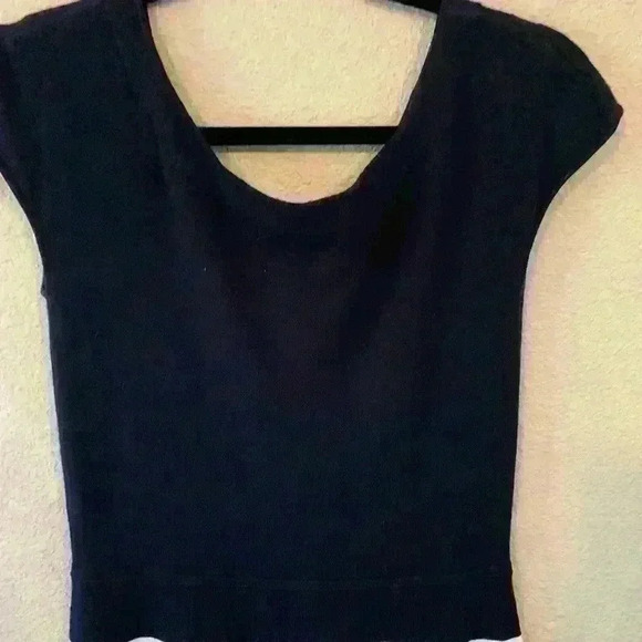 Boden navy blue and white stripe sweater dress, size 8 - Picture 4 of 7